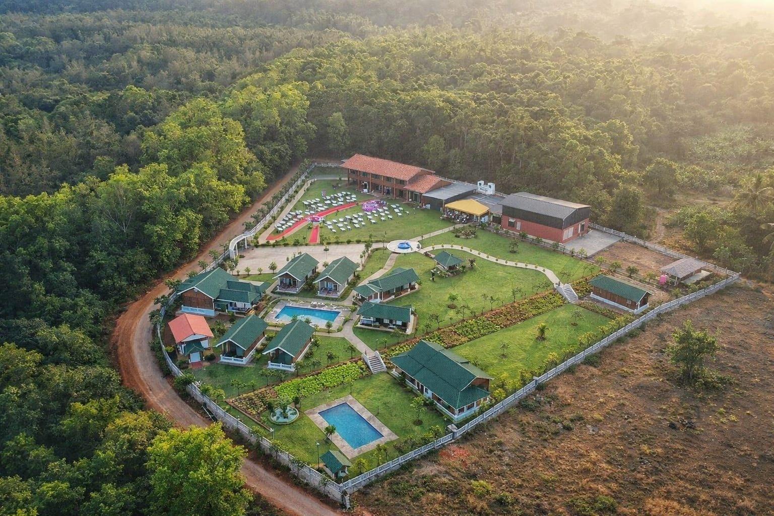 Campus aerial view